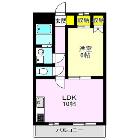 ヴィラ柊の物件間取画像